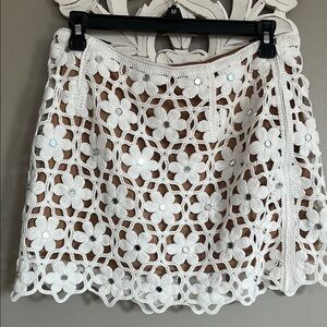 Never worn Michael Kors floral mini skirt